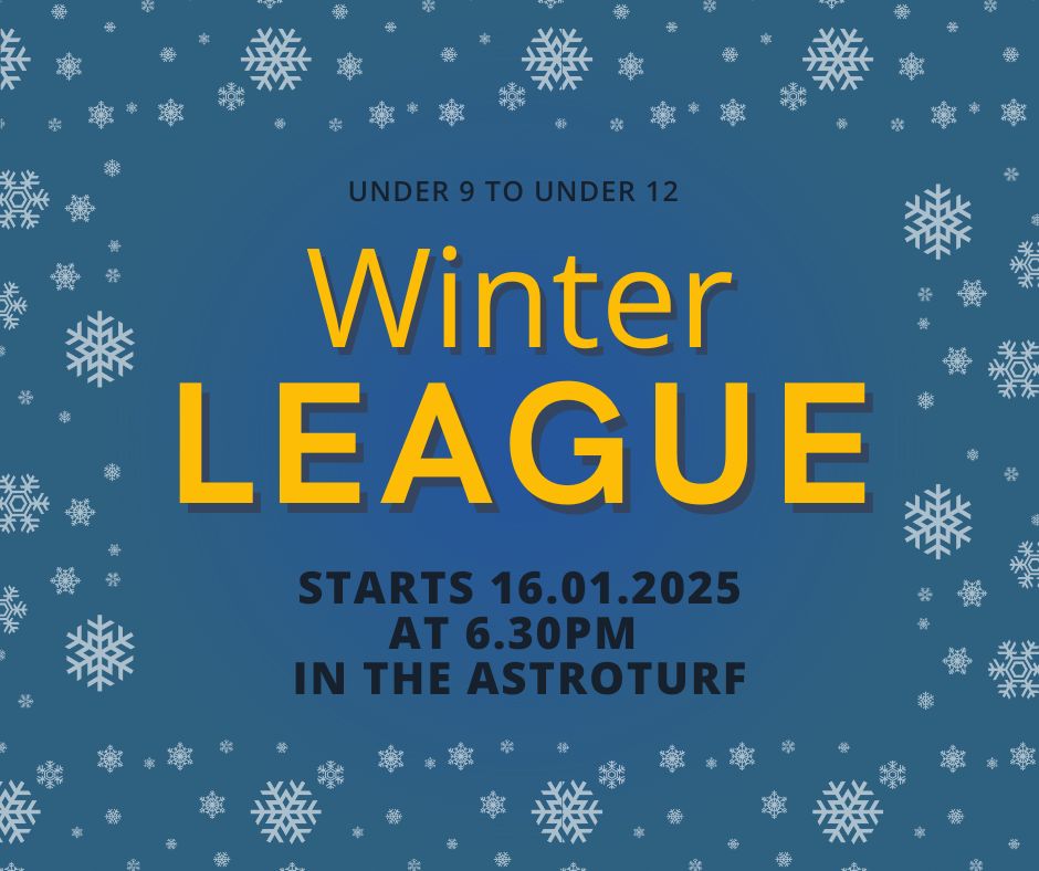 U9 to U12 winter league kicks off